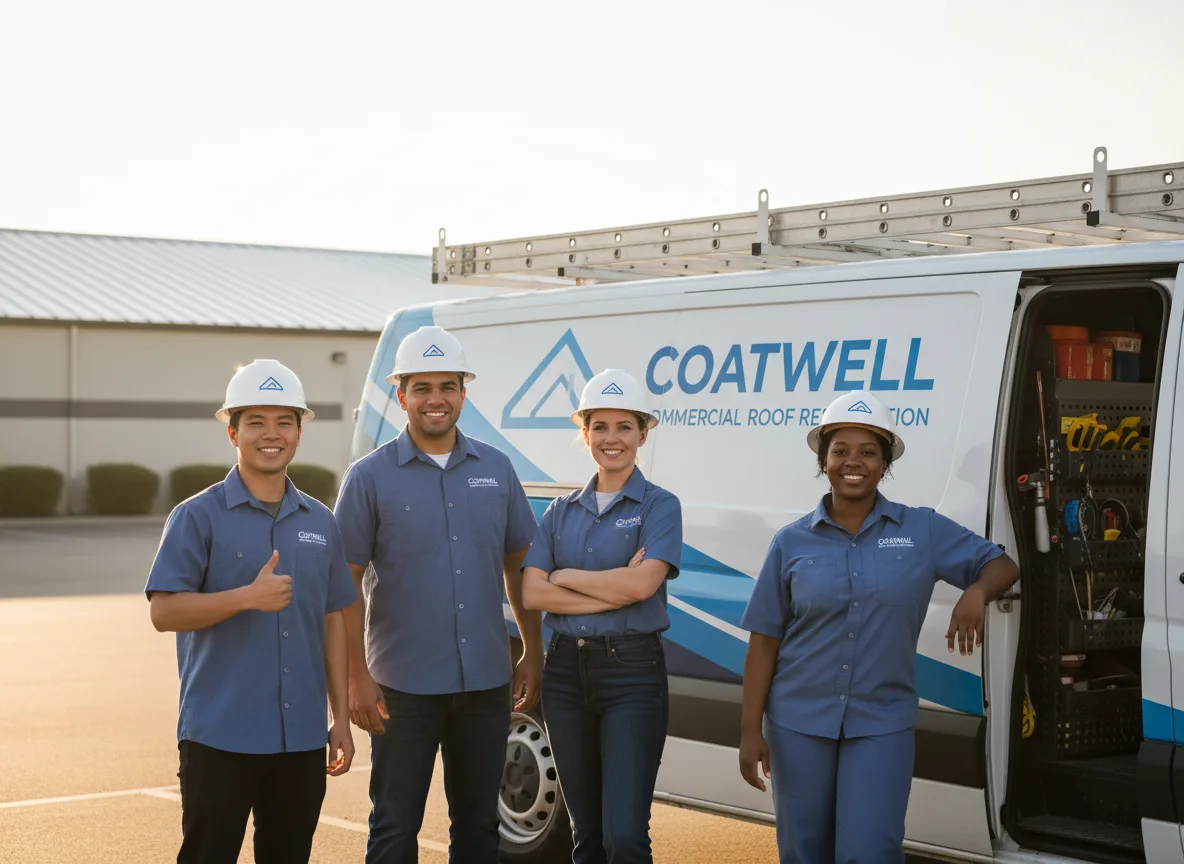 Commercial roof coating company in Cisne, IL